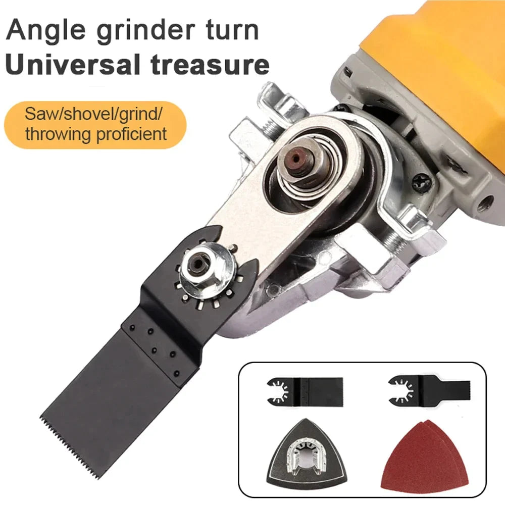 Universal Angle Grinder Attachment – All-in-One Cutting, Polishing & Sanding Converter