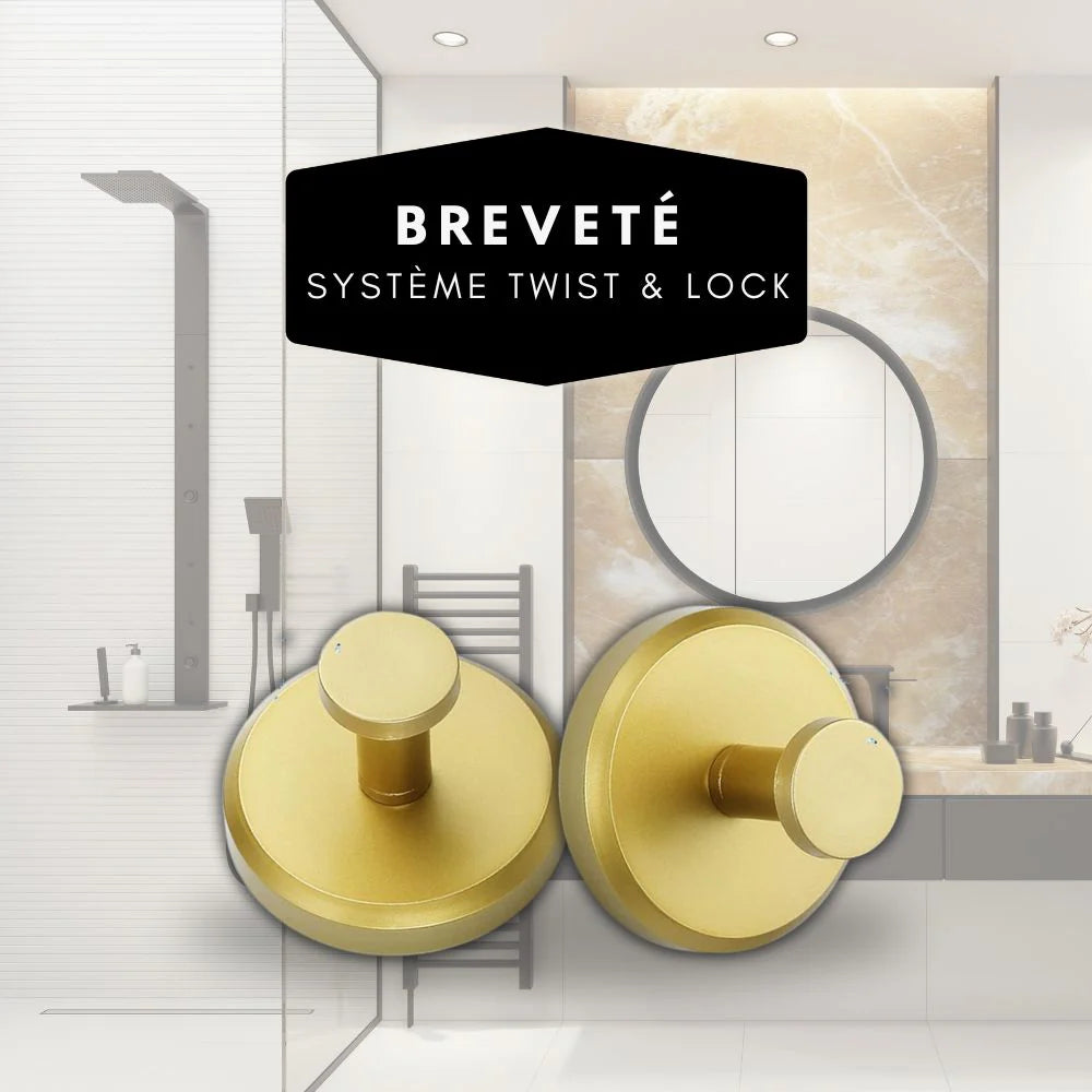 Premium-Wandhaken - ultrastarke bohrerlose Befestigung (2+2 FREE)