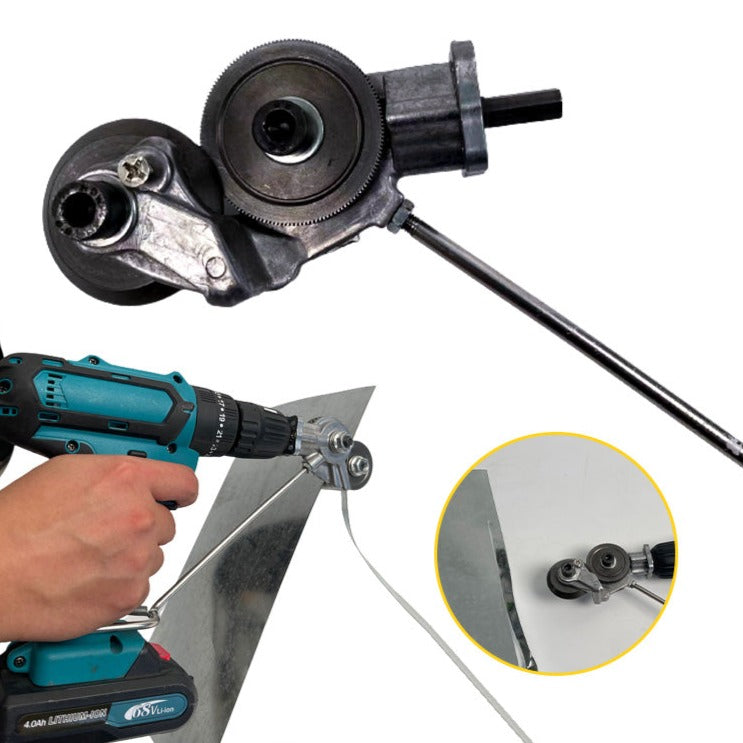 Perceuse à double tête pour couper la tôle - Outil de coupe de précision à 360